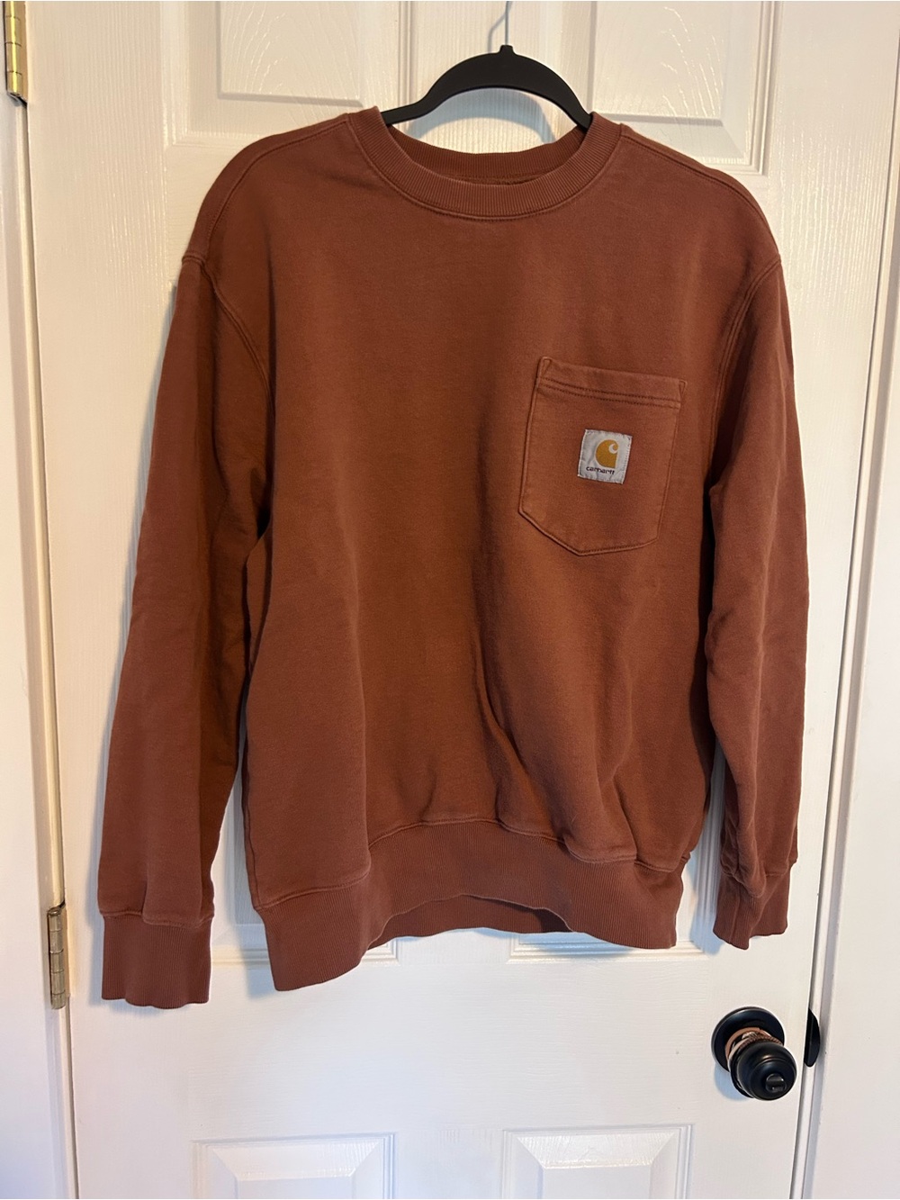 Carhartt WIP Men's Brown Crewneck Pocket Sweatshirt